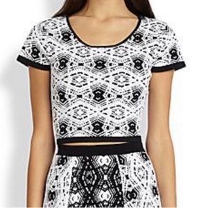 Parker Jacquard Knit Crop Top